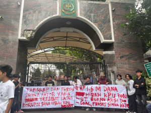 Satu Tersangka Bukan Jawaban: Aksi Jilid I Desak Kejaksaan Agung RI Ungkap Seluruh Aktor Korupsi Dana Hibah Pilkada Konawe Utara