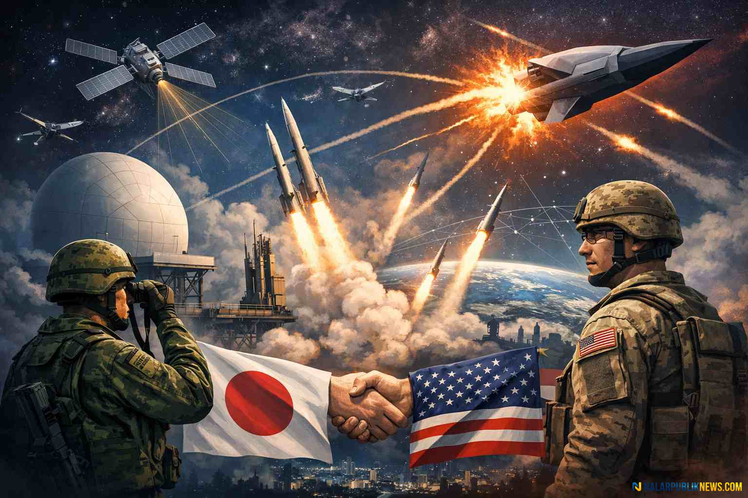 Jepang gabung sistem pertahanan rudal Golden Dome Amerika Serikat
