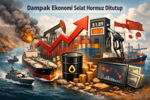 dampak ekonomi selat hormuz ditutup terhadap jalur pelayaran minyak dunia