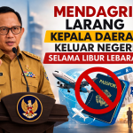 Larangan kepala daerah ke luar negeri saat libur Idul Fitri oleh Mendagri Tito Karnavian.