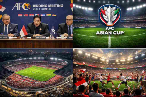 Bidding tuan rumah Piala Asia oleh PSSI bersama AFC di Kuala Lumpur dan suasana stadion pertandingan Asia