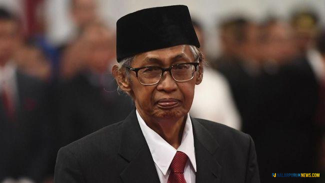 Artidjo Alkostar tokoh hukum berintegritas di Indonesia.