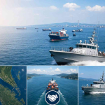 Aktivitas kapal di Selat Malaka Indonesia jalur pelayaran internasional