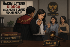 Ilustrasi hakim senior Jateng diduga lecehkan 3 rekan orang kerja di lingkungan pengadilan