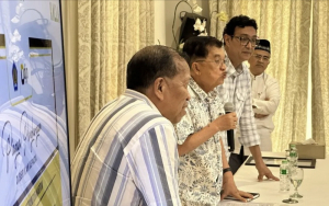 Jusuf Kalla istilah syahid saat konferensi pers di Jakarta Selatan