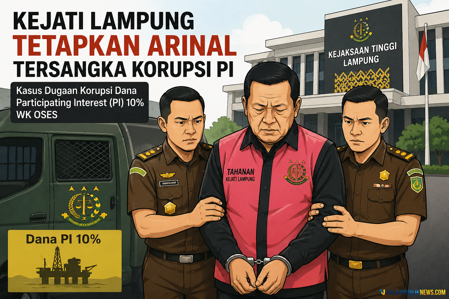 Kejati Lampung tetapkan Arinal Djunaidi tersangka korupsi dana PI.
