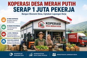 Koperasi Desa Merah Putih serap 1 juta pekerja dengan fasilitas gudang dan distribusi hasil desa.