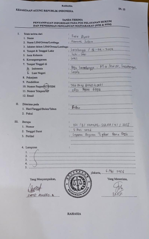 Dana Desa Andumowu diduga diselewengkan di Konawe Utara