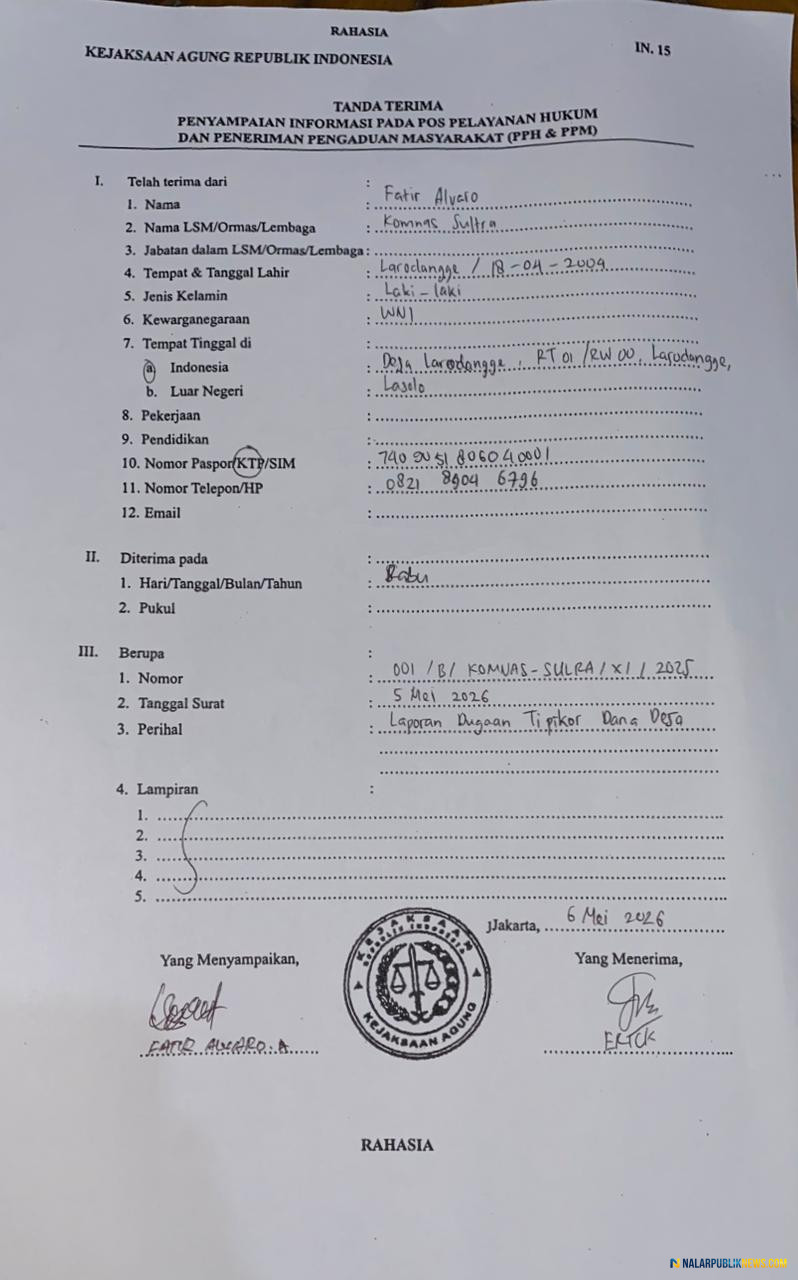 Dana Desa Andumowu diduga diselewengkan di Konawe Utara