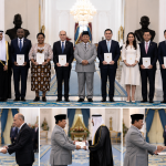 Prabowo terima dubes negara sahabat di Istana Merdeka Jakarta